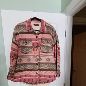 Rock & Roll Denim Southwest Shacket